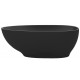 71" Freestanding Bath – Matte black – Elyon