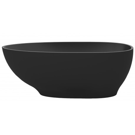 71" Freestanding Bath – Matte black – Elyon