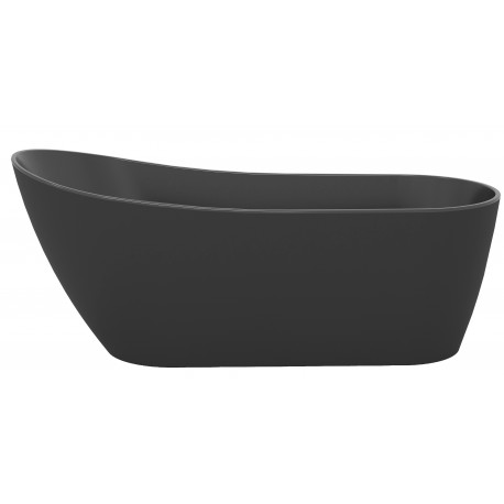 67" Freestanding Bath – Matte black – Elanora
