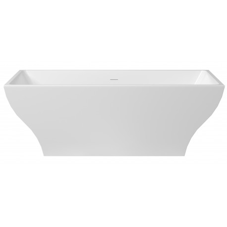Bain autoportant 54" blanc lustré – Lirae