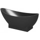 68" Freestanding Bath – Matte black – Zaleia