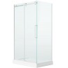Shower door Mikotos matte white