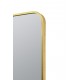 Mirror, 16 × 24", matte gold finish, Luxor collection