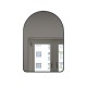 Mirror, 24 × 36", Arcea collection