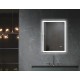 LED Rectangular Mirror, 24 × 32", Biela Collection