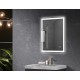 LED Rectangular Mirror, 24 × 32", Biela Collection