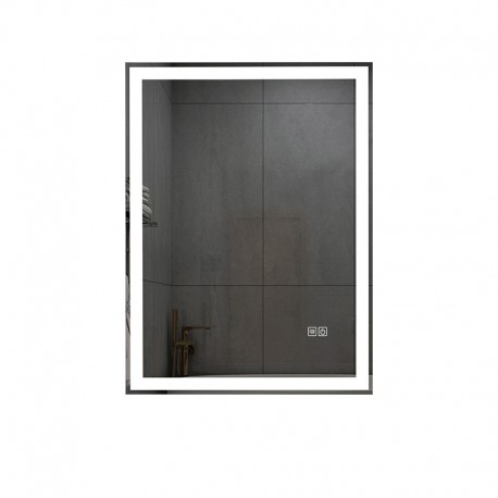 LED Rectangular Mirror, 24 × 32", Biela Collection