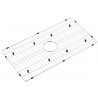Grille en acier inoxydable pour évier 30x18