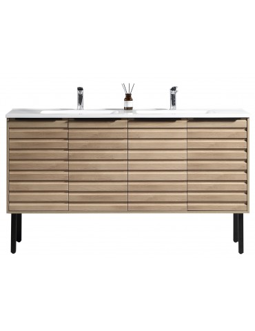 Tavira 48" Zurich Oak, Freestanding Vanity