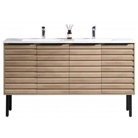 Tavira 48" Zurich Oak, Freestanding Vanity