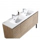 Tavira 48" Zurich Oak, Freestanding Vanity