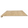 Marche et contremarche d'escalier ronde en SPC, couleur antilope, collection Valtrixis