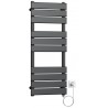 Wall-Mounted Matte Black Electric Towel Warmer – Nix