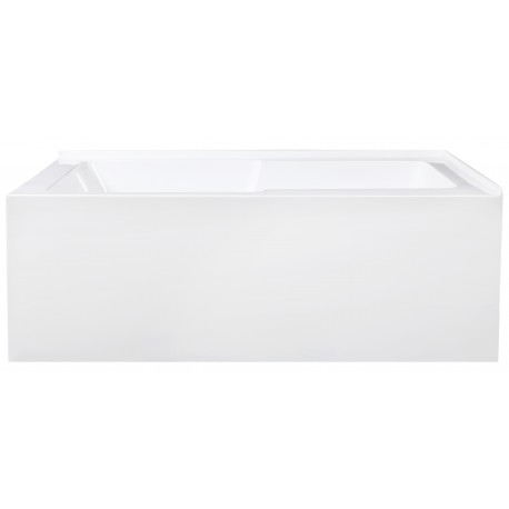 IYO Bathtub – 2 Finished Sides | L-Shaped Alcove Installation