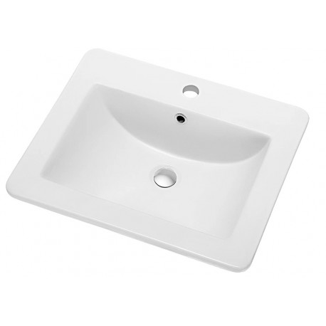 Semi-Recessed Sink Halo – White Vitreous