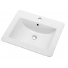 Semi-Recessed Sink Halo – White Vitreous