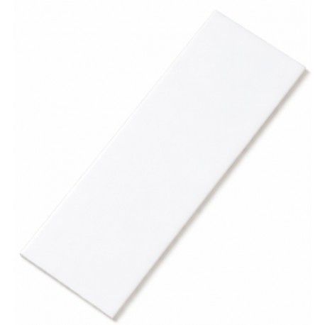 Matte White Subway Backsplash 4x12