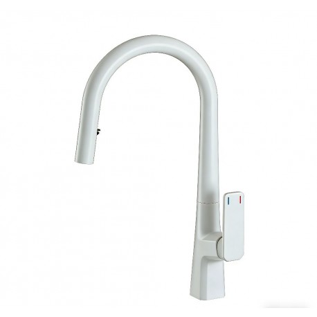 Matte White Kitchen Faucet Koarus