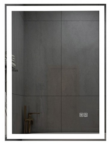 LED Rectangular Mirror, 24 × 32", Biela Collection