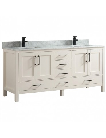 Goli 60'' Bathroom Vanity – Solid Wood greige