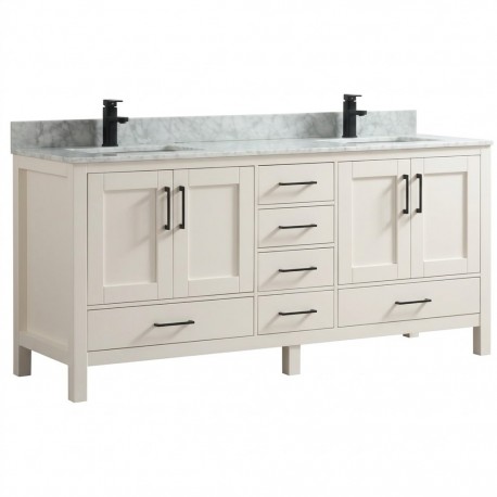 Goli 60'' Bathroom Vanity – Solid Wood greige