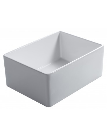 Balios, 24" Glossy White Porcelain Sink