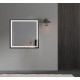 Mirror, 36 × 36", black finish, Bluesync collection
