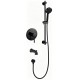 Shower faucet with bath spout – Black, Kami Collection