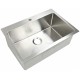 Kitchen Topmount Sink, 28 x 20" x 9", Stainless Steel