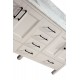 Vanité de salle de bain Goli 72'' – bois massif greige