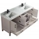 Goli 60'' Bathroom Vanity – Solid Wood greige