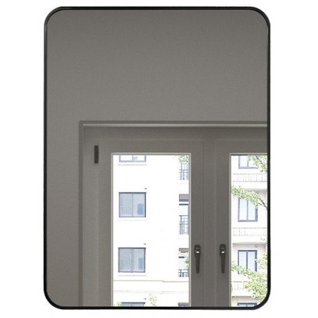 Miroir, 24 × 32", fini noir, collection Luxor