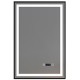 LED Bathroom Mirror with Black Finish 24 × 36" – Bluesync Collection
