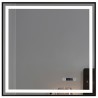 BLUESYNC miroir DEL avec contour noir 36 × 36"