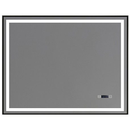 LED Rectangular Mirror, 48 × 36", Bluesync Collection