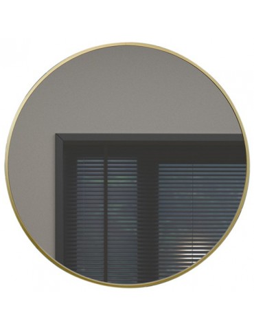 Miroir rond, 24", fini or mat, collection Orbita