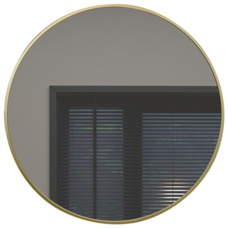 Miroir rond, 24", fini or mat, collection Orbita