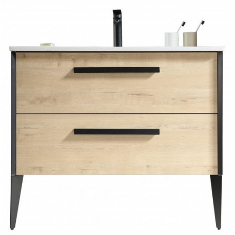 Vanité de 39,5" vick oak, Vanité sur pied