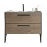 Freestanding vanity Helsinki 39.5 " caramel oak