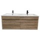 Java 48 ", Double floating vanity