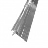 Moulure de mur PVC externe argent, 4 mm