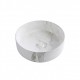 Epona 14", Round Porcelain Basin with Marble Effect