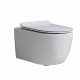 Ogi, wall hung toilet black matte