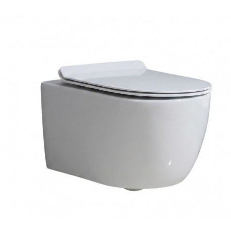 Ogi, wall hung toilet black matte