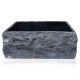 Fraviano 16" x 16" Stone-Look Bathroom Vessel Sink