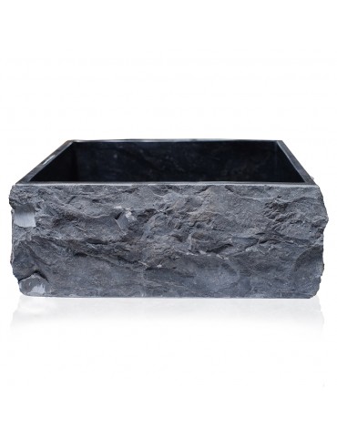 Fraviano 16" x 16" Stone-Look Bathroom Vessel Sink