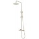 Robinet de bain/douche fini nickel brossé