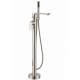 Robinet en laiton pour baignoire en chrome