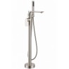 Brushed Nickel Bathtub Faucet in Brass – Hades Collection