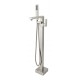 Ares, Brushed Nickel Freestanding Tub Faucet